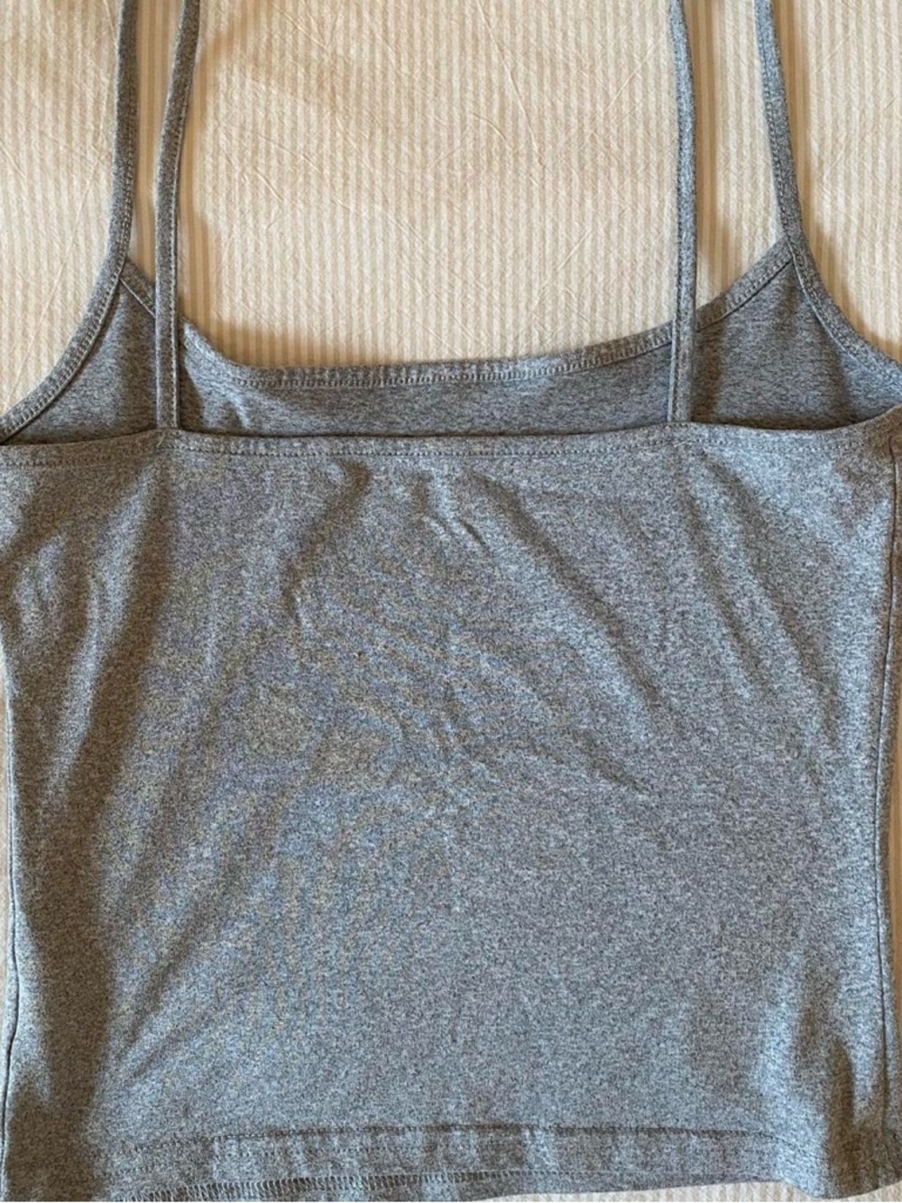 Women’s Scoop Neck Spaghetti Strap Tank Bundle - Black & Gray - Picture 3 of 7